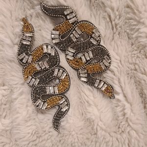 Snake earrings